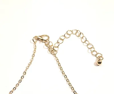 *** NEW ARRIVAL *** Delicate Acrylic "YELLOW FLOWER & PEARL" NECKLACE (16" L, PENDANT, Faux Pearl, Gold Tone Chain /...