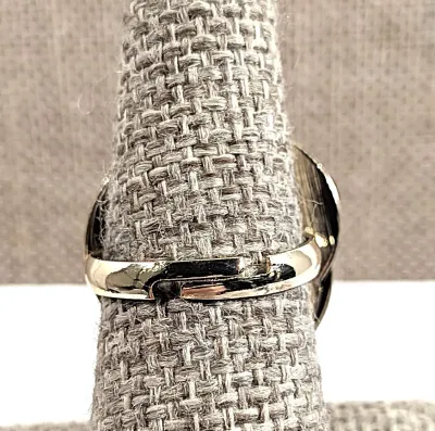 **NEW ARRIVAL** Size 8 Metal "SPOTTED TIGER" RING with ADJUSTABLE SPLIT Gold Tone Band (4.7g)