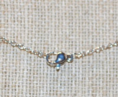 Diamond Style Starburst PENDANT (¾" Diam.) on a Silver Tone Necklace Chain 17" L