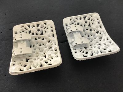 Metal Tiptoe Vintage White Shoe clips