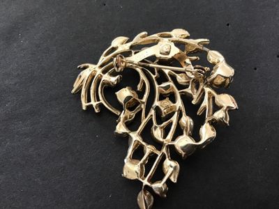 Coro Vintage Rhinestone Brooch