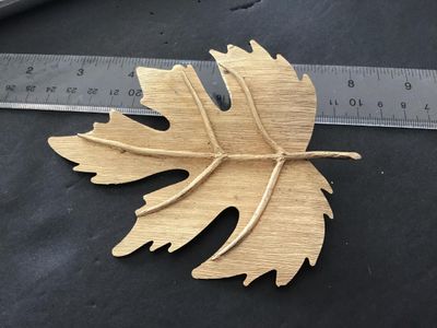 Jumbo Gold Tone Statement Brooch