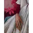 Sale Photo Thumbnail #130: Marcia B. Bouton ~ original pastel '72 [1919-2014]> Bouton pastels are gentle and surrealist in design. Original 1972, flat stored and"papered"> excellent condition, no major pastel loss, this is one of over 50 pastels from her original estate. > A studen