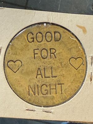 Sale Photo Thumbnail #386: Uncle Sam's Hotel Yuma Arizona Territory Fantasy Token Brothel Token from the Gilded Era as Pictured. $5 DOMESTIC SHIPPING.