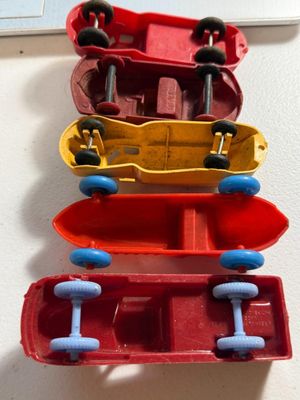 Sale Photo Thumbnail #460: (5) Scarce c1930's Plastic Toy Cars & Trucks Preowned from an Estate as Pictured. $5 DOMESTIC SHIPPING.