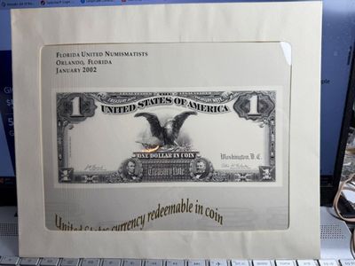 Sale Photo Thumbnail #471: 2002 FUN ORLANDO, FLORIDA $1 SOUVENIR SHOW CURRENCY CARD IN ORIGINAL ENVELOPE AS PICTURED. $5 DOMESTIC SHIPPING.