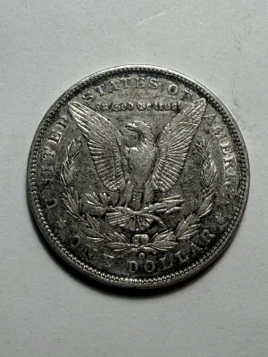 Sale Photo Thumbnail #610: SCARCE "HOT LIPS" 1888-O EF CONDITION DDO BRUSHED MORGAN SILVER DOLLAR AS PICTURED. $5 DOMESTIC SHIPPING.