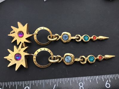 Celestial Vintage Statement Earrings
