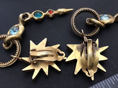 Celestial Vintage Statement Earrings