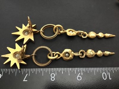 Celestial Vintage Statement Earrings