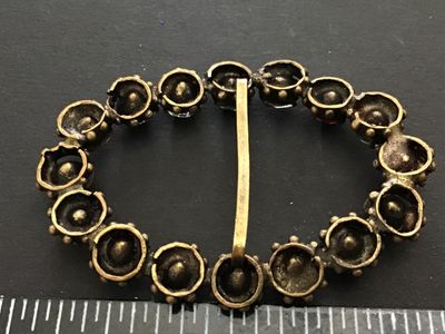 Antique Gorgeous Rhinestone Scarf Clip