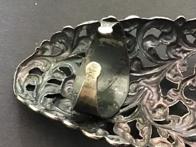 Vintage Open Works Glass Statement Ring Unique