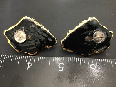 Vintage clip on Statement Earrings