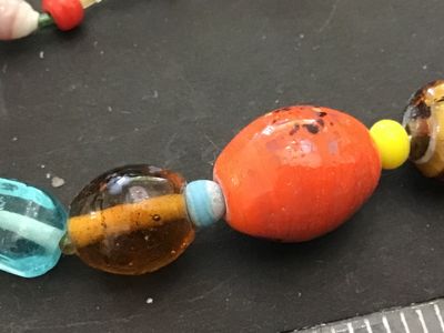 Art Glass Style Vintage Bracelet