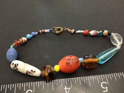 Art Glass Style Vintage Bracelet