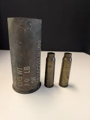 CIG 75MM Blank M337A2 10 LB Empty Shell & Blank Shells