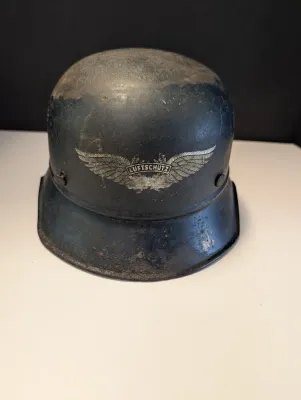 Original German WWII Luftschuts Air Defense Helmet