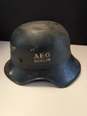 Original German WWII Luftschuts Air Defense Helmet