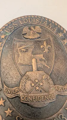 USS Louisiana "Union Confidence Justice" SSBN 743 Medallion