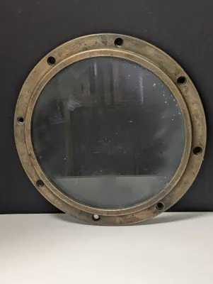 Vintage 15" Brass Porthole