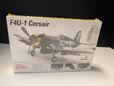 Testors F4U-1 Corsair 1:72 Scale Model Kit - Sealed Package