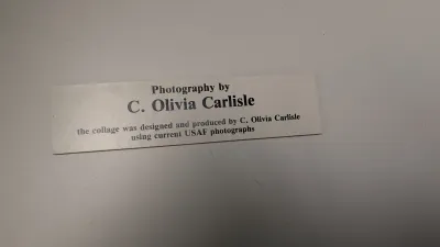 C. Olivia Carlisle Collage USAF Photographs