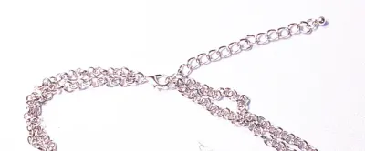 *** NEW ARRIVAL *** Showy BLUE TURQUIOSE STONES JEWELRY SET with Choker NECKLACE (14" L + Silver Tone DOUBLE Chain/Lobster Clasp)...