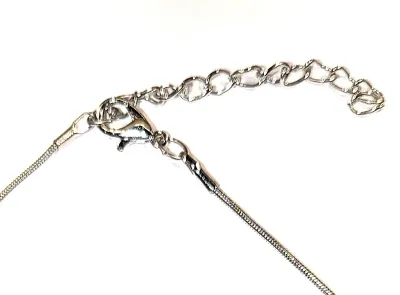 *** NEW ARRIVAL *** Classic Silver Colored "PUFFY HEART" NECKLACE (17" L + Lobster Clasp) JEWELRY SET & Matching...