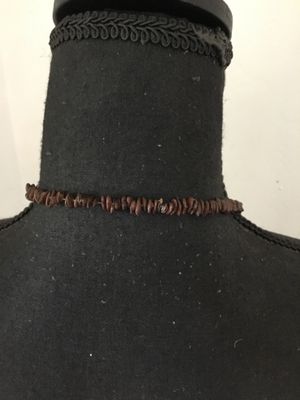 Vintage Brazil nut necklace, art deco, natural wood necklace