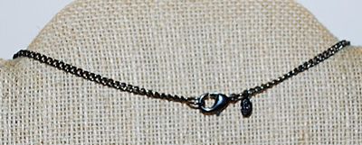 Very Long WRAP-AROUND NECKLACE with 2-Sided Beveled Clear Stone Accents and Lobster Clasp on a Black Necklace Chain 60" L