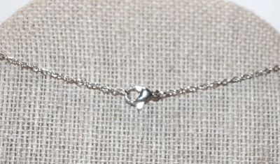 11 Diamond Style Bright Stones Cross PENDANT (1¼" x 1") Back Hook Attachment on a Silver Tone Necklace Chain 17" L