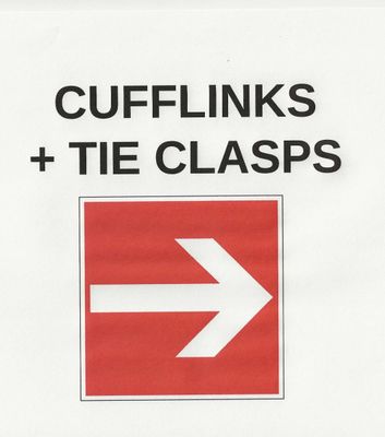 CUFFLINKS + TIE CLASPS