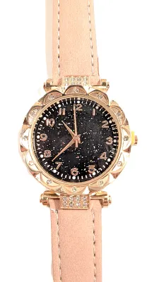 Sale Photo Thumbnail #129: Very Colorful "Glittery" Black Round Dial WATCH with Jeweled Dial Surround + Muted Pink 9" Strap and ROSE GOLD Tone Setting **EXTRA BATTERY INCLUDED**
QUARTZ
Non-rechargeable Battery
Brand: ALPHYNIX
ALL ITEMS SHIPPED FREE