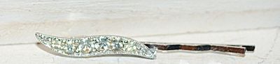 "Diamond-Style" Bejeweled BOBBIE PIN (1¾")