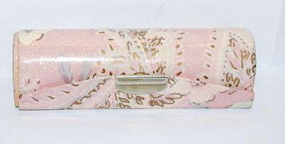 ***NEW SALE PRICE*** Vintage "HASI HATO" Lipstick Holder (3½" x 1" x 1") with Snap Closure