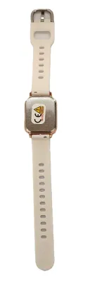 Sale Photo Thumbnail #363: "RECTANGLE BEIGE & WHITE" WATCH with BAND: (White / Rubber 9") DIAL: (1"  Simple Design + RECTANGLE) BATTERY: Button 20 mm  *EXTRA BATTERY INCL.*
ALL ITEMS SHIPPED FREE