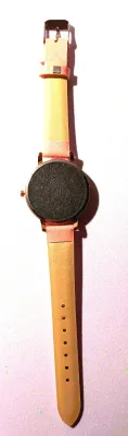Sale Photo Thumbnail #407: "PINK & WHITE BUTTERFLIES" WATCH with BAND: (PINK / Faux Leather 9") DIAL: (1½"  Pink & White +Rose Gold Surround,  ROUND) BATTERY: Button 20 mm  *EXTRA BATTERY INCL.*
ALL ITEMS SHIPPED FREE