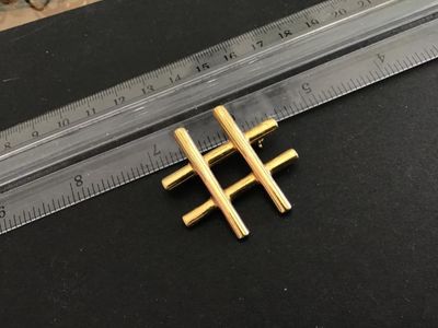 Vintage Gold Tone Brooch