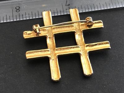 Vintage Gold Tone Brooch