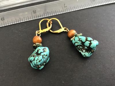 Turquoise Like Earrings