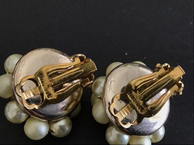 Vintage Japan Clip on Earrings