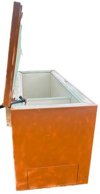 Vintage 1950's Loudon Blue Ribbon Chest Freezer ** AN OLDIE but FREEZES the BEST!