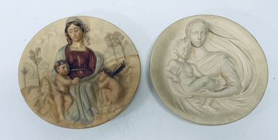 Vintage Studio Dante di Volteradici Alabaster Plates by Alberto Santangela