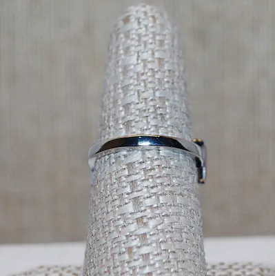 Size 8 PINK Set of 8 BAGUETTES RING on a Silver Tone Band (2.9g)