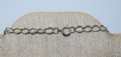 ***NEW SALE PRICE*** Silver Tone METAL FEATHER NECKLACE with 4 Assorted Charms and Beads on a Silve Tone Chain & Circle Clasp 17" L
