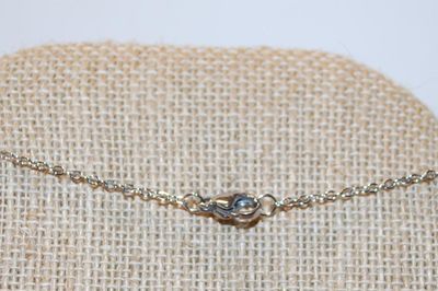 Faux White Single Pearl Cradle Style Setting PENDANT (1" x ½") with Sparkle Accent Stones on a Silver Tone Necklace Chain...