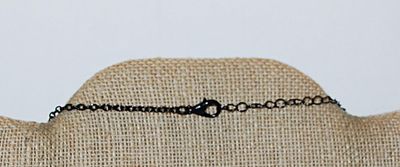 Enamel Style "3 WOLVES HOWLING at the MOON" NECKLACE on an Arrowhead Shaped Pendant, Black Necklace Chain and Black Lobster...