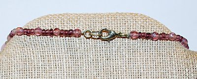 Large Bead WRAP-AROUND NECKLACE with Round "MEDALLION-STYLE" Spacers and Lobster Clasp 40" L