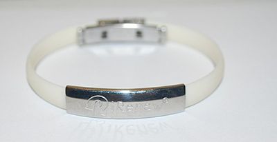 "RiRenew ©" BRACELET (2¼" Opening) White with Snap Closure