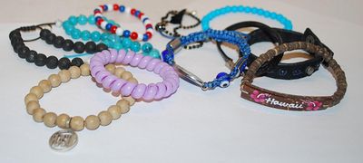 Collection of 11 Assorted BRACELETS (-2½"+ Opening) Including Eyeball Style